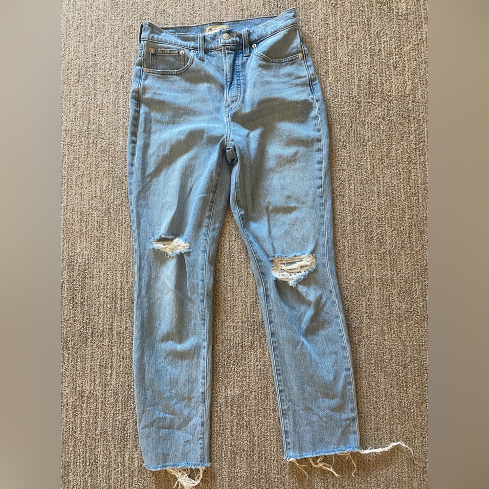 Madewell Perfect Vintage Distressed Jeans